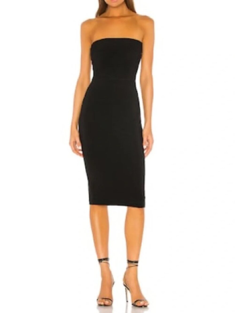 Strapless Knee-Length Tube Dress